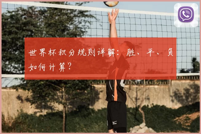 世界杯积分规则详解：胜、平、负如何计算？