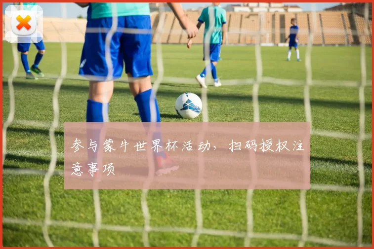 参与蒙牛世界杯活动,扫码授权注意事项